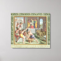 Het bouwen van de tempel van Solomon, illustratie 