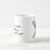 Het bovenmeer is het afbellen - Snowschoenen Mok (Center)