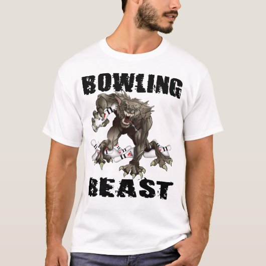 Het Bowling Beast T-shirt (Voorkant)