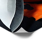 Het boze pompoen Poster (Hoek)