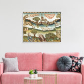 Het Bradford Table Carpet Canvas Afdruk (Insitu (Woonkamer))