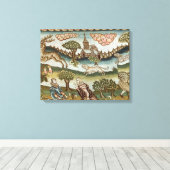 Het Bradford Table Carpet Canvas Afdruk (Insitu (Houten vloer))