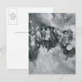 Het branden van Jamestown Briefkaart (Voorkant / Achterkant)