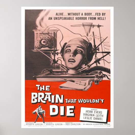 Het brein dat niet zou sterven poster (Voorkant)