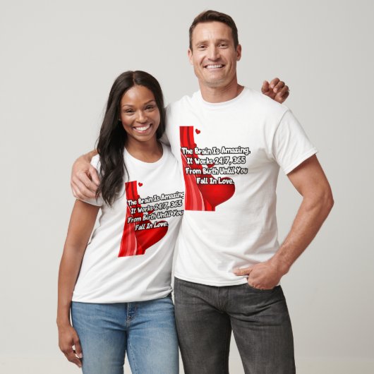 Het brein is geweldig... t-shirt (Unisex)