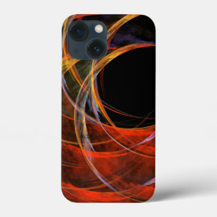 Het breken van de Abstracte Kunst van de Cirkel iPhone 13 Mini Hoesje