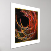 Het breken van de Abstracte Kunst van de Cirkel Folie Afdrukken (Laagn)