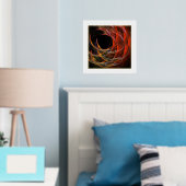 Het breken van de Abstracte Kunst van de Cirkel Folie Afdrukken (Insitu (Slaapkamer))