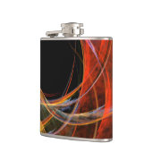 Het breken van de Abstracte Kunst van de Cirkel Heupfles (Links)