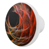 Het breken van de Abstracte Kunst van de Cirkel Keramische Knop (Rechts)