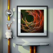 Het breken van de Abstracte Kunst van de Cirkel Poster