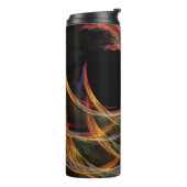 Het breken van de Abstracte Kunst van de Cirkel Thermosbeker (Gedraaid links)