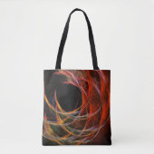 Het breken van de Abstracte Kunst van de Cirkel Tote Bag (Voorkant)