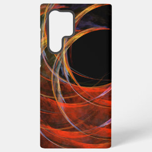 Het breken van de cirkel Vortex van Vuur Abstracte Samsung Galaxy Hoesje