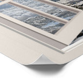 Het breken van golven door het Venster Poster (Hoek)