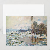 Het Breken van het Ijs door Claude Monet (Voorkant / Achterkant)