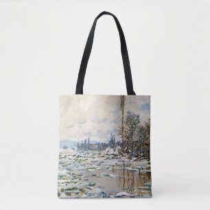 Het Breken van het Ijs door Claude Monet Draagtas