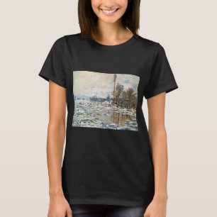 Het Breken van het Ijs door Claude Monet T-shirt