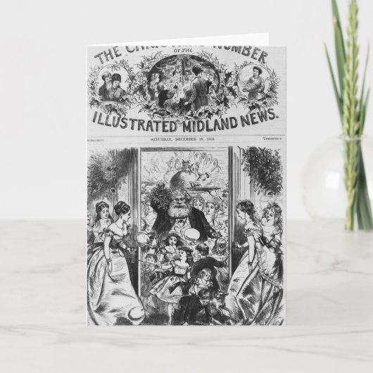 Het brengen in Kerstmis Feestdagen Kaart (Voorkant)