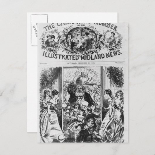 Het brengen in Kerstmis Feestdagenkaart (Voorkant / Achterkant)