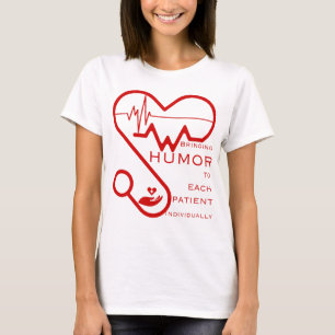 Het brengen van humor aan elke patiënt individueel t-shirt