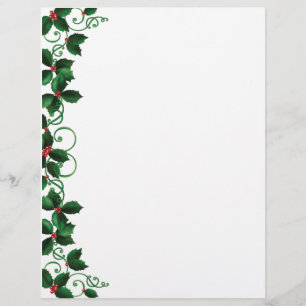 Het Briefhoofd van de Plaid van Kerstmis