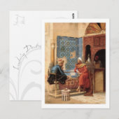 Het briefkaart Chess Game (Voorkant / Achterkant)