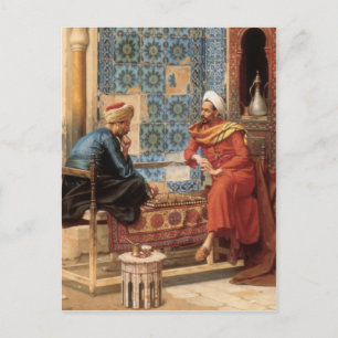 Het briefkaart Chess Game