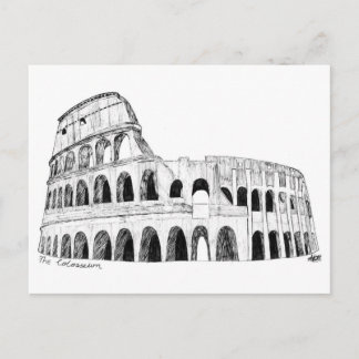 Het Briefkaart Colosseum (B&W)