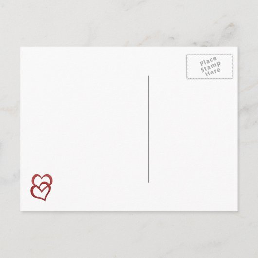 Het Briefkaart Country Patchwork van datum opslaan (Achterkant)