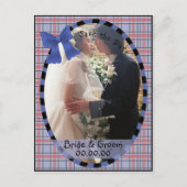 Het Briefkaart Country Patchwork van datum opslaan (Voorkant)