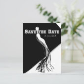 Het Briefkaart Date Afstuderen opslaan (Staand voorkant)