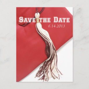 Het Briefkaart Date Afstuderen opslaan