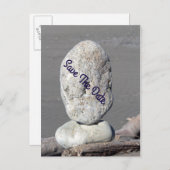 Het Briefkaart Datum opslaan (Voorkant / Achterkant)