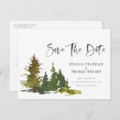 Het Briefkaart Datum opslaan (Voorkant / Achterkant)