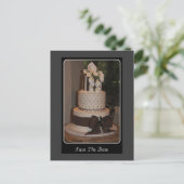 Het Briefkaart Datum opslaan (Staand voorkant)