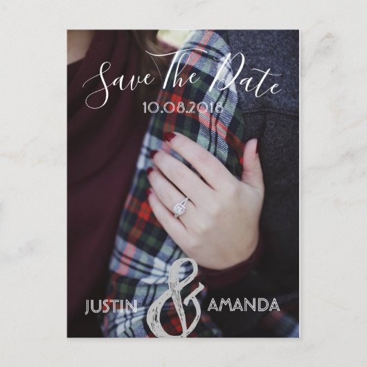 Het Briefkaart Datum opslaan (Voorkant)