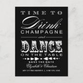Het Briefkaart Datum opslaan | | Champagne Theater (Voorkant)