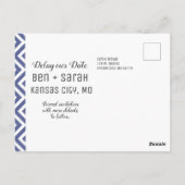 Het Briefkaart Datum uitstellen (Achterkant)