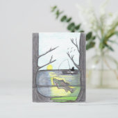 Het Briefkaart "de Visser" (Staand voorkant)