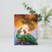 Het Briefkaart Duel Dragon (Staand voorkant)