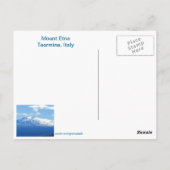 Het Briefkaart Etna-uitzicht monteren (Achterkant)