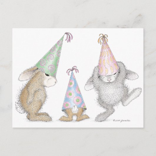 Het Briefkaart HappyHoppers® (Voorkant)