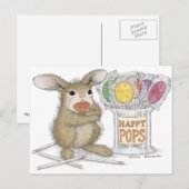 Het Briefkaart HappyHoppers® (Voorkant / Achterkant)
