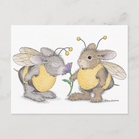 Het Briefkaart HappyHoppers® (Voorkant)