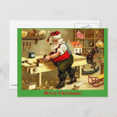 Het Briefkaart Kerstmis van de Oude Fashioned Kers (Voorkant / Achterkant)