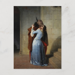 Het briefkaart Kiss / Il Bacio