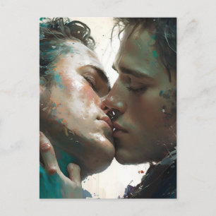 Het Briefkaart Lovers Kiss