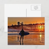 Het Briefkaart op zonsondergang bekijken (Voorkant / Achterkant)