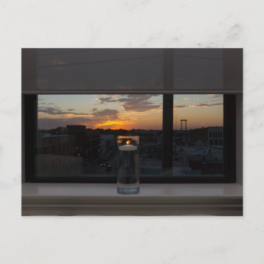 Het Briefkaart op zonsondergang bekijken (Voorkant)